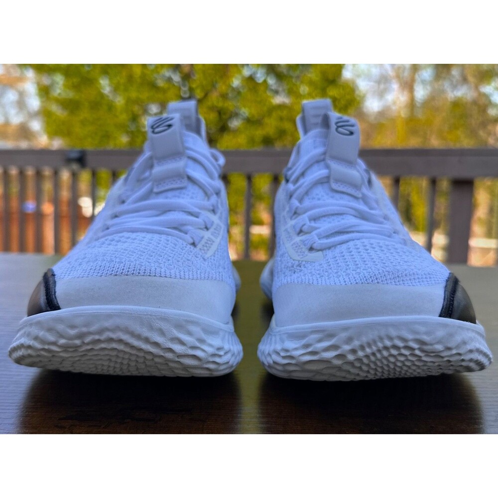 Under Armour Curry Flow White Black Basketball Shoes Youth 6Y EU 38.5 Athletic - Picture 7 of 16